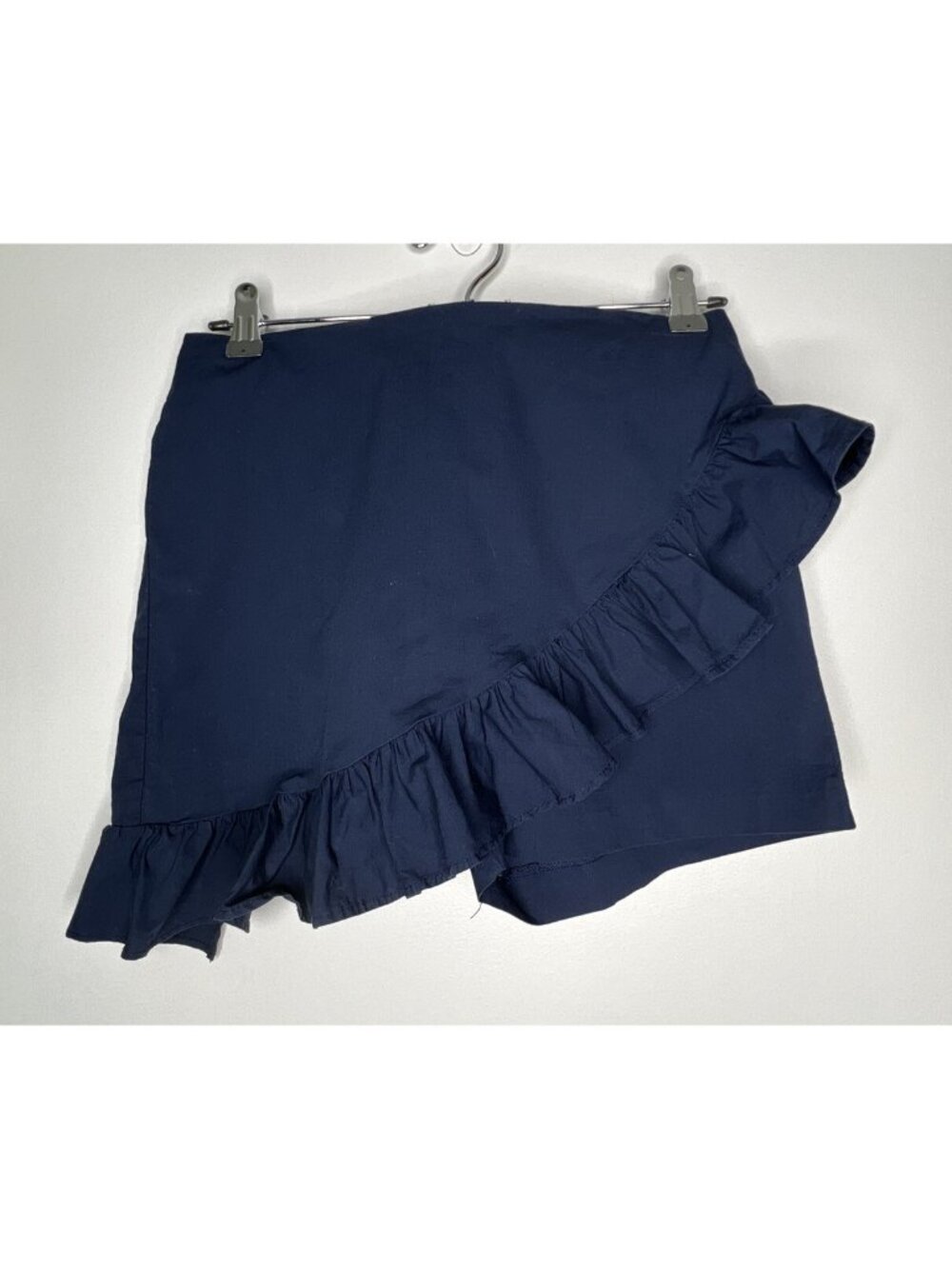 Zara Basic Navy US XS Ruffle Skort Preppy Academia Fall Winter Closet Staple